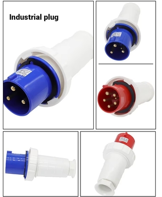 5X63 125A শিল্প জলরোধী প্লাগ এবং সকেট 3 পিন 4 পিন 380V-415V জলরোধী প্লাগ